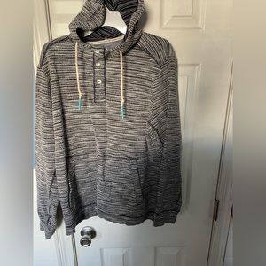 Tommy Bahama hoodie. Men’s size small. Multicolor (black, white, and blue)